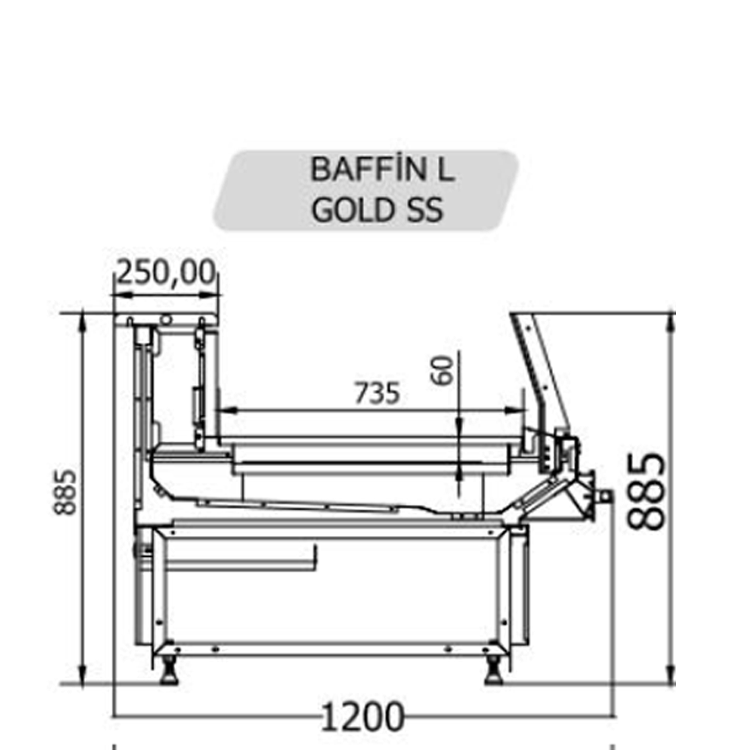 BAFFIN L GOLD SS